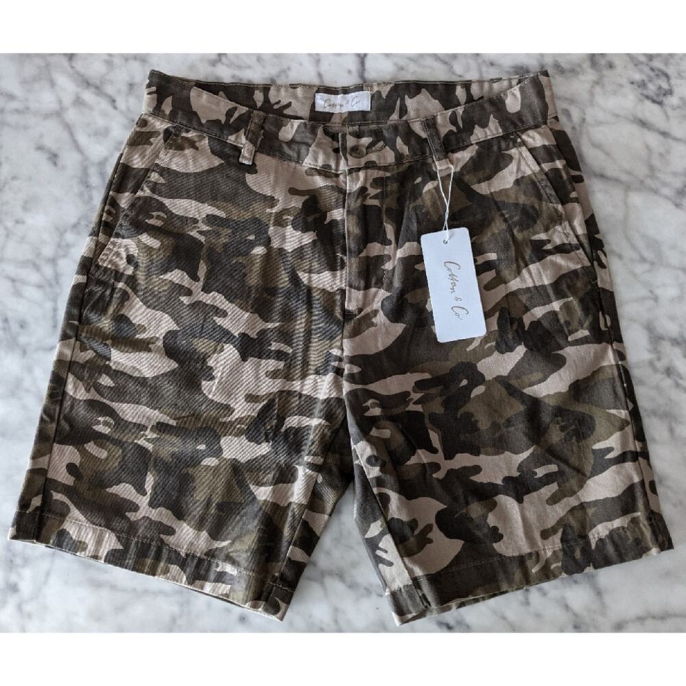 Cotton and Co. Camo Print John Short New W31